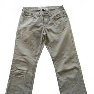 Kenneth Cole Reaction Mens Gray Straight Fit Khaki Pants Tag 30x32 Fits 32x30